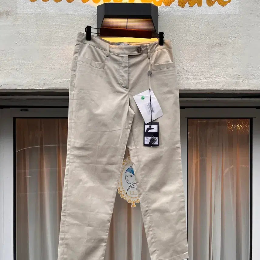 [BUNJANG] Prada Gabardine Stretch Slim Straight Pants (Made in Italy) Size 40 / 프라다 개버딘 스트레치 슬림 스트레이트 팬츠(이탈리아제) (사이즈 40)