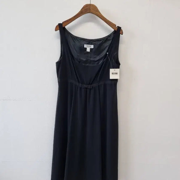 [BUNJANG] Moschino Black Sleeveless Dress / (새상품) 모스키노 블랙 나시 원피스
