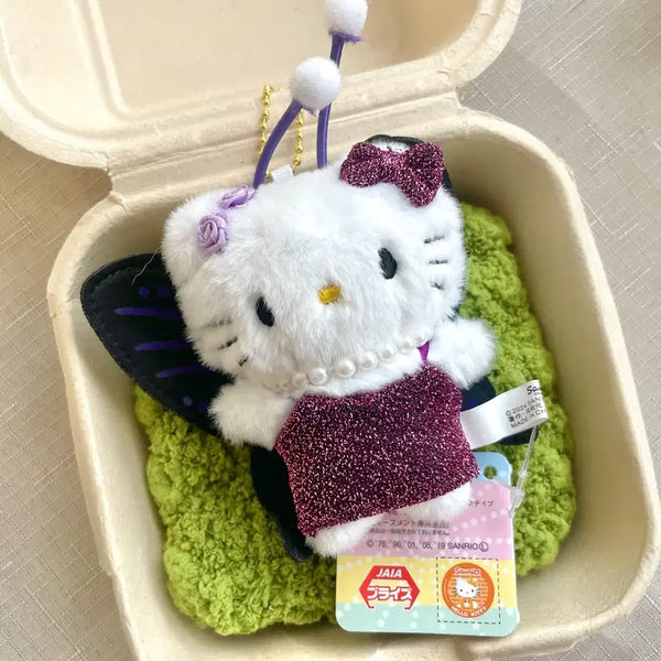 [BUNJANG] Sanrio Hello Kitty Butterfly Plush Keychain / (새상품) 산리오 헬로 키티 나비 인형 키링