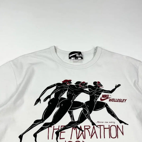 [BUNJANG] Nike x Comme des Garçons Short Sleeve T-Shirt White XL / 나이키 x 꼼데 숏 슬리브 화이트 반팔티셔츠 (XL)