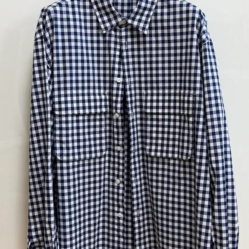 [BUNJANG] Soft Gingham Wide Shirt (M) / 소프터 깅엄 와이드 셔츠 M사이즈