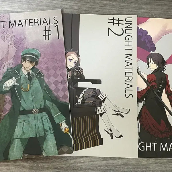 [BUNJANG] Unlight Materials Vol. 1-3 Art Book Set / 언라이트 머티리얼즈 1-3권 세트 아트북