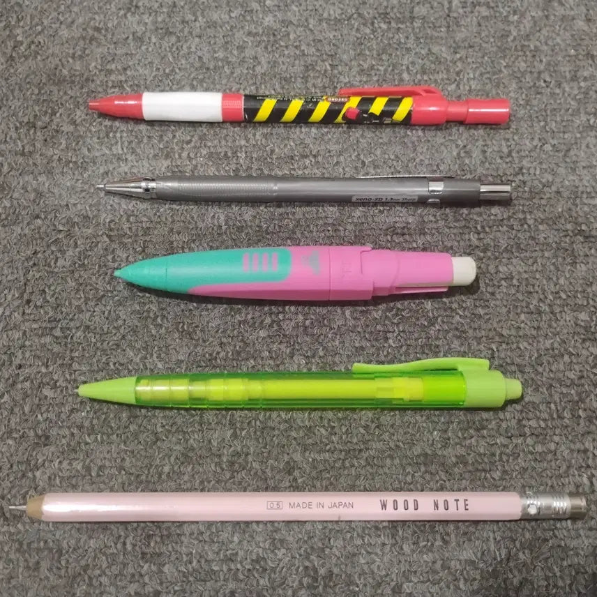 [BUNJANG] Faber-Castell & Others Mechanical Pencil Set / 파버카스텔 등 샤프 펜슬 5개 모음 (0.5 0.7 1.3 2.0)