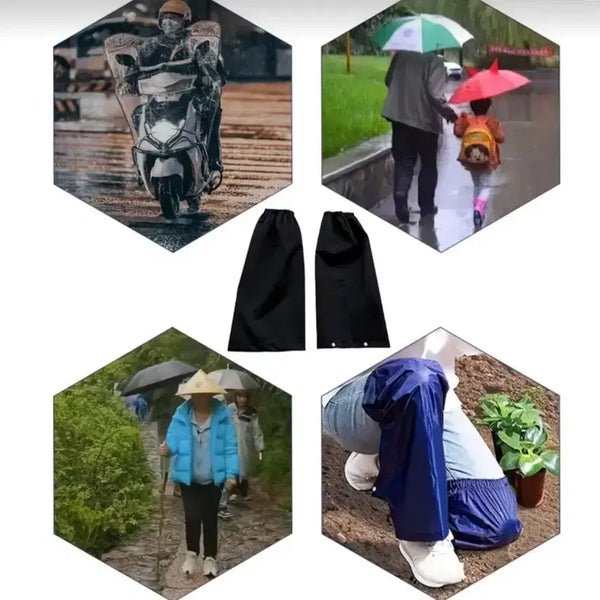 [BUNJANG] Waterproof Leg Covers Set (4 pcs) / 방수 레그 커버/바지 덧신 2세트 (4개)