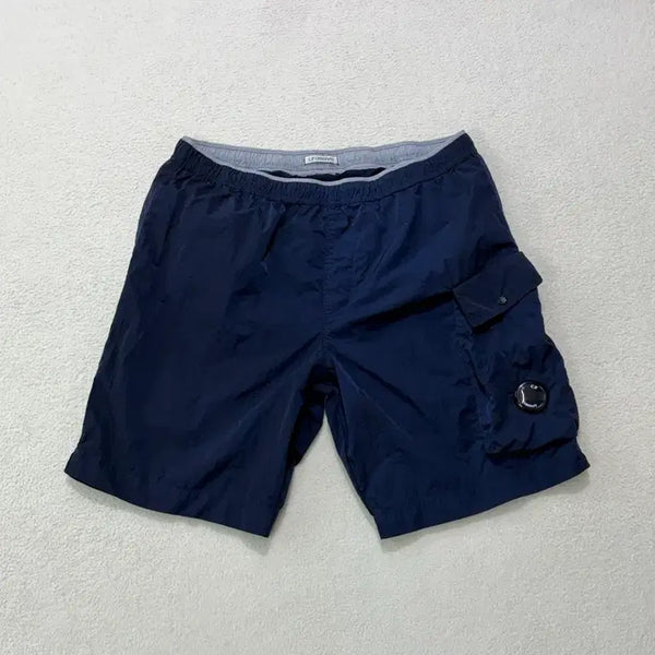 [BUNJANG] CP Company Flat Nylon Lens Swim Shorts Blue / CP컴퍼니 플랫 나일론 렌즈 스윔 쇼츠 반바지 블루 50
