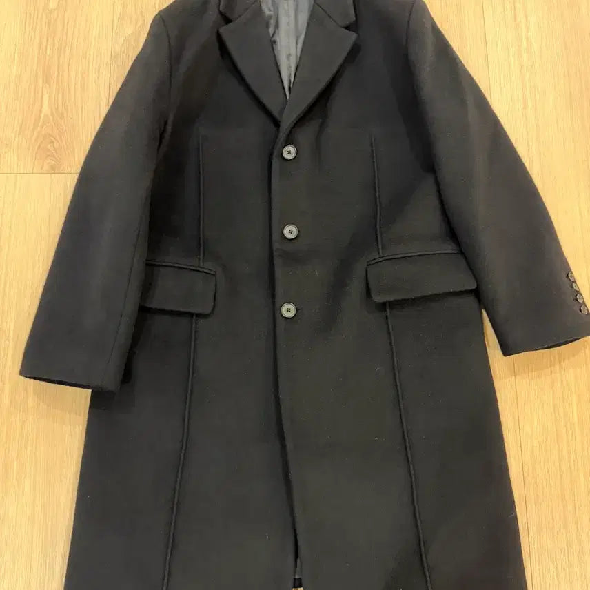 [BUNJANG] STU Office Wool Coat Black / stu office에스티유 울 코트 블랙