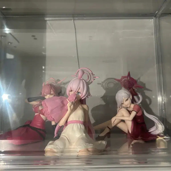 [BUNJANG] Blue Archive Yumeirize Mutsuki, Ar, Takanashi Hoshino Figure Bundle Set (3 Figures) / 일괄 블루아카이브 피규어 노박스 할인판매
