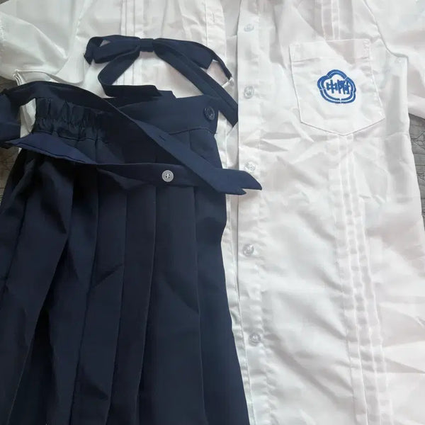 [BUNJANG] Taiwanese School Uniform Costume Set - L / 졸업사진 졸사 대만교복 세트 코스튬 판매