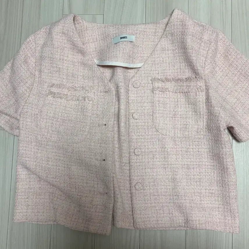 [BUNJANG] JURTTI Tweed Short Sleeve Jacket / 주르티 트위드 반팔 자켓
