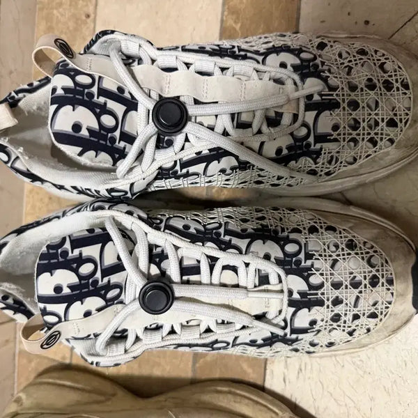 [BUNJANG] Dior Oblique Sneakers White / 디올 오블리크 스니커즈 화이트 43