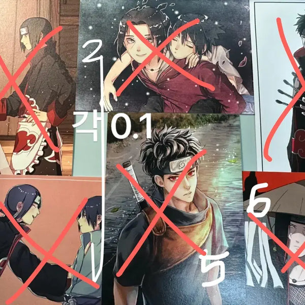 [BUNJANG] Naruto Unofficial Postcard Set / 나루토 비공굿 엽서