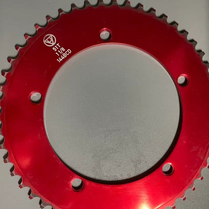[BUNJANG] Unknown Red Chainring 51T / 언노운 레드 체인링 51T 급처
