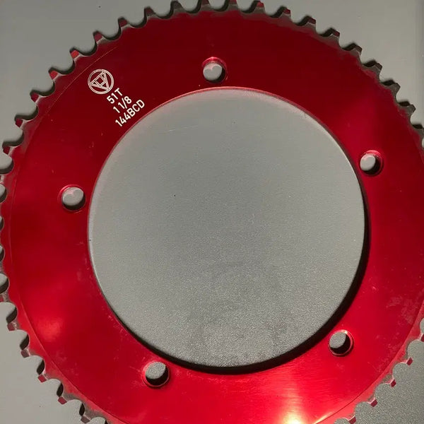 [BUNJANG] Unknown Red Chainring 51T / 언노운 레드 체인링 51T 급처