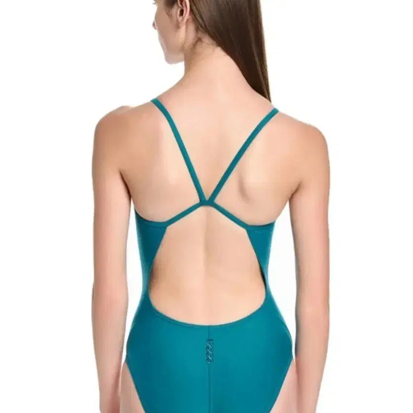 [BUNJANG] HUHU Funnyberry Middle Cut Swimsuit (Slight Green) / 후그 퍼니베리 조금그린 미들컷 28
