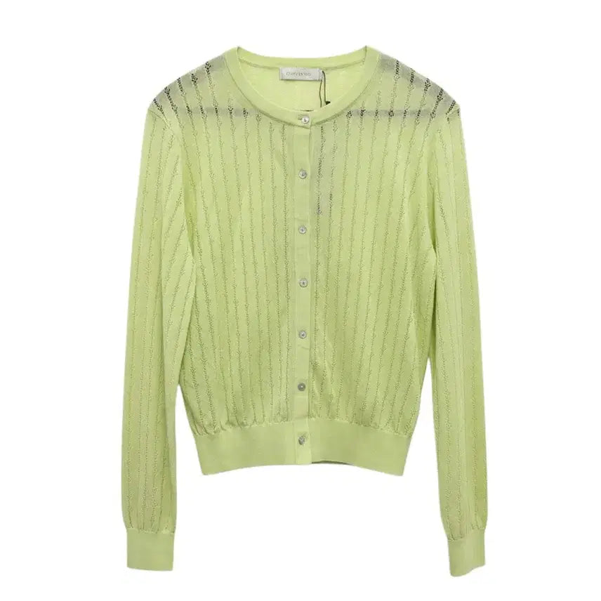 [BUNJANG] Giordano Punching Cardigan Women's Size S / 여성S/ 텍가4만9천 지오다노 펀칭 가디건 빈티지킹