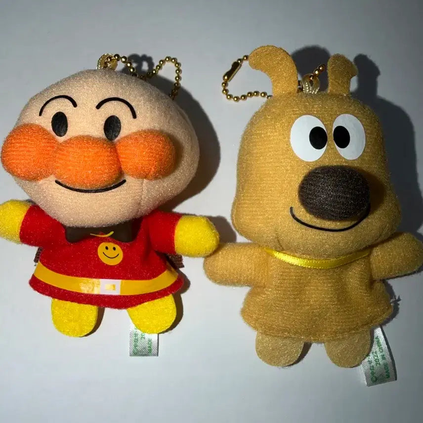 [BUNJANG] Anpanman Dog Finger Puppet Keyring Bundle Set / 호빵맨 강아지 손가락 인형 키링 일괄