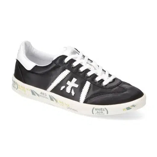 [BUNJANG] Premiata Low-Top Sneakers Black White Size 230 / 프리미아타 스니커즈 단화 230 새상품