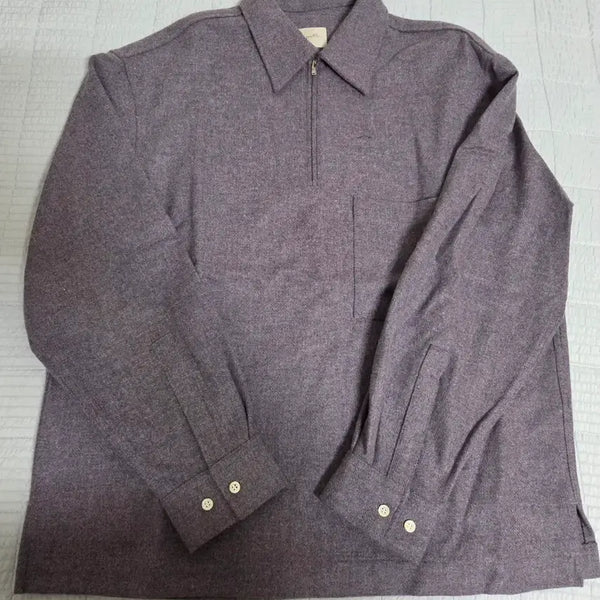 [BUNJANG] Yous Knit Half Zip M Lavender Sample / 유스 카라 니트 반집업 라벤더 M 사이즈 샘플