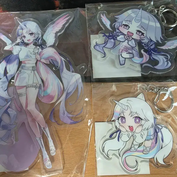 [BUNJANG] Yuni Stellive 2023 Summer Acrylic Stand & Keyring Bundle Set / 유니 스텔라이브 2023 썸머 아크릴 스탠드,키링