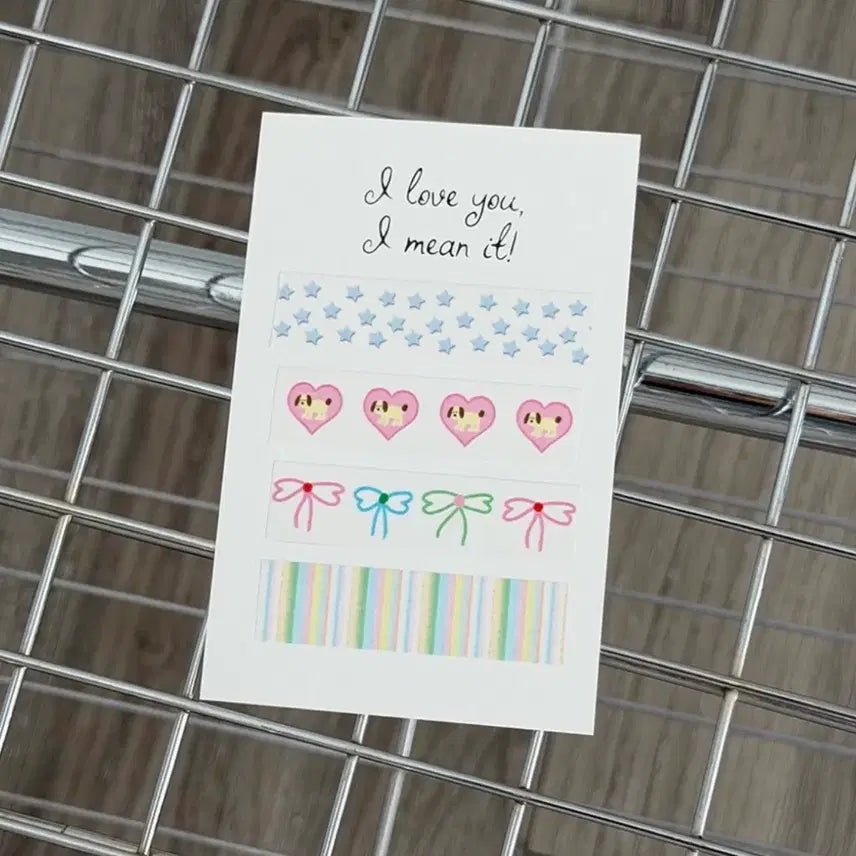 [BUNJANG] i'm fine it 4-Set Washi Tape / [4종set]아이민잇 3월신상 마테
