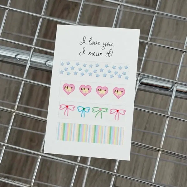 [BUNJANG] i'm fine it 4-Set Washi Tape / [4종set]아이민잇 3월신상 마테