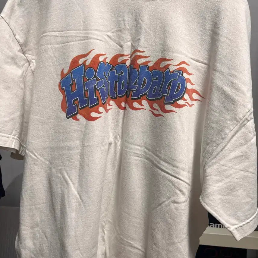 [BUNJANG] Histandard 90s Flame Graphic T-Shirt / 90s) Histandard tee