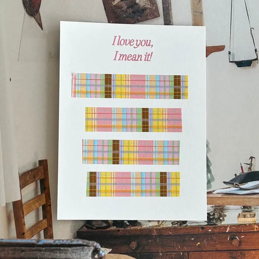 [BUNJANG] iiminit Baking Check Washi Tape / 아이민잇 베이킹체크 마테