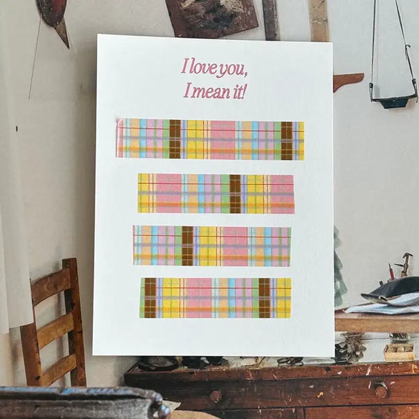 [BUNJANG] iiminit Baking Check Washi Tape / 아이민잇 베이킹체크 마테