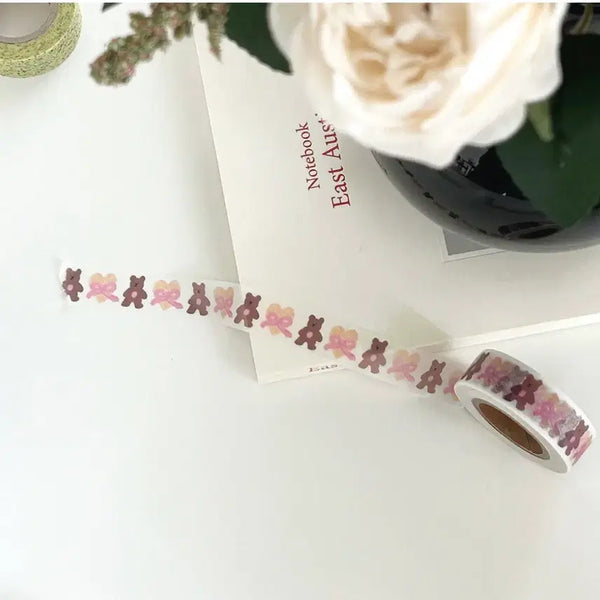 [BUNJANG] iMintit Cookie Bear Washi Tape / 아이민잇 쿠키곰 마테
