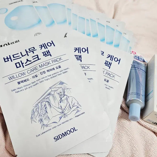 [BUNJANG] Sidmool Aqua Pore Mask Sheets Bundle with The Lab Blanc Dou BB Cream and Ipkn Primer / [일괄] 시드물 마스크팩 19장, 더랩바이블랑두 비비크림, 입큰 프라이머