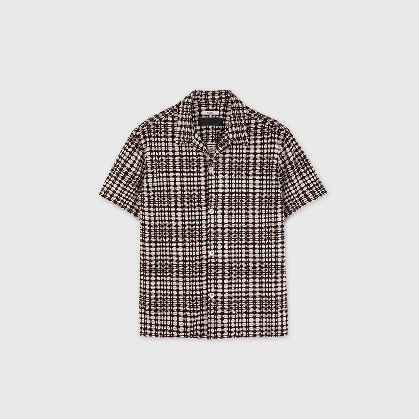[BUNJANG] Taille Barrosa Jacquard Shirt Moroccan Brown / 타일레 바로사 자카드 셔츠