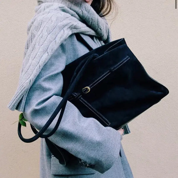 [BUNJANG] Amadi B Suede Bag Black / (새상품) 아마디 B 스웨이드 블랙