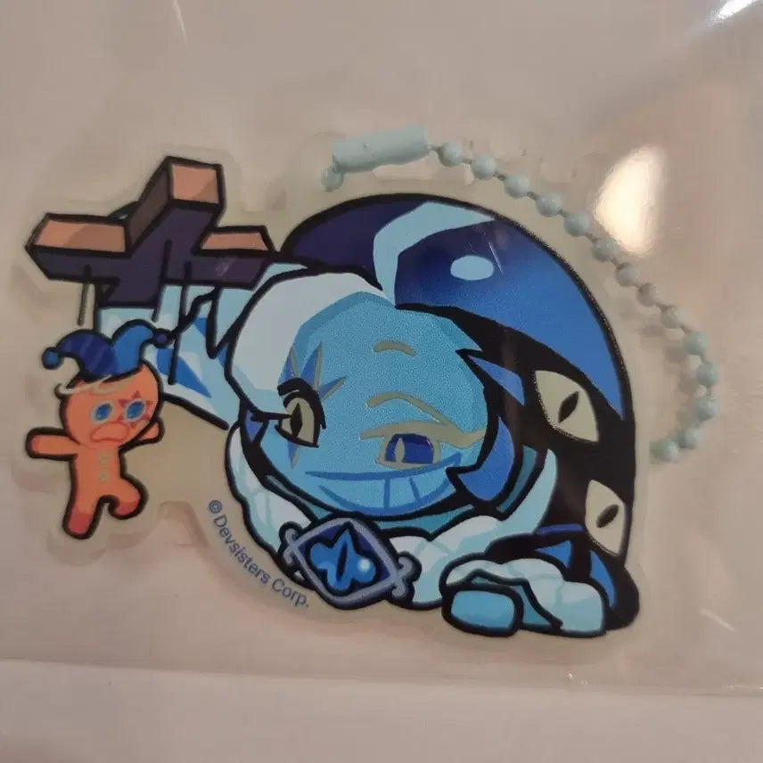 [BUNJANG] Cookie Run 4th Anniversary Shadow Milk Glow-in-the-Dark Keyring / 쿠키런 4주년 쉐도우밀크 야광키링 쉐밀