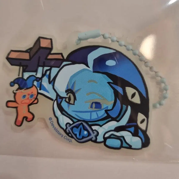 [BUNJANG] Cookie Run 4th Anniversary Shadow Milk Glow-in-the-Dark Keyring / 쿠키런 4주년 쉐도우밀크 야광키링 쉐밀