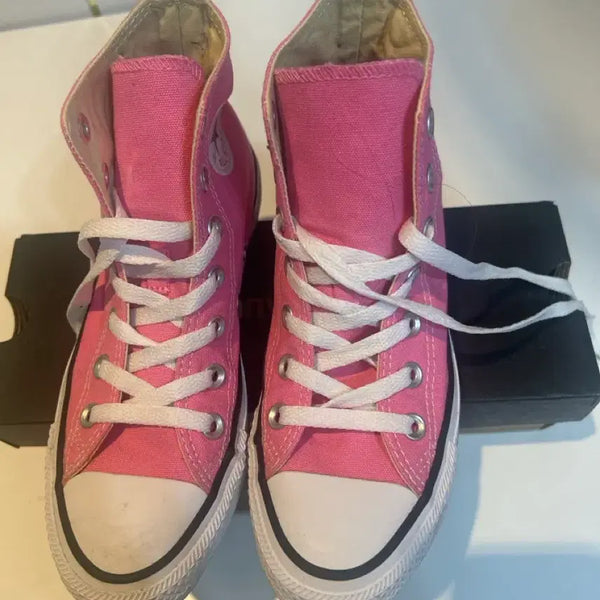 [BUNJANG] Converse Chuck Taylor All Star High Top Pink Shoes / 컨버스 올스타 하이 핑크 230