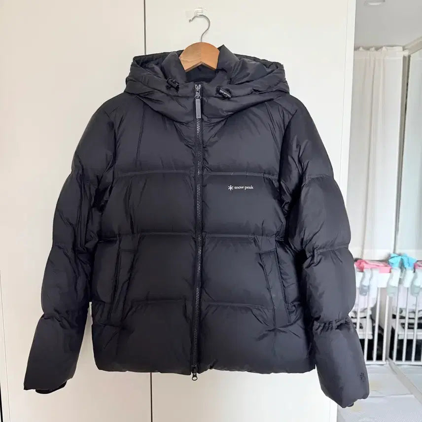 [BUNJANG] Snow Peak Heavy Goose Down Hooded Short Padding / 스노우피크 후드 헤비 구스 다운 패딩