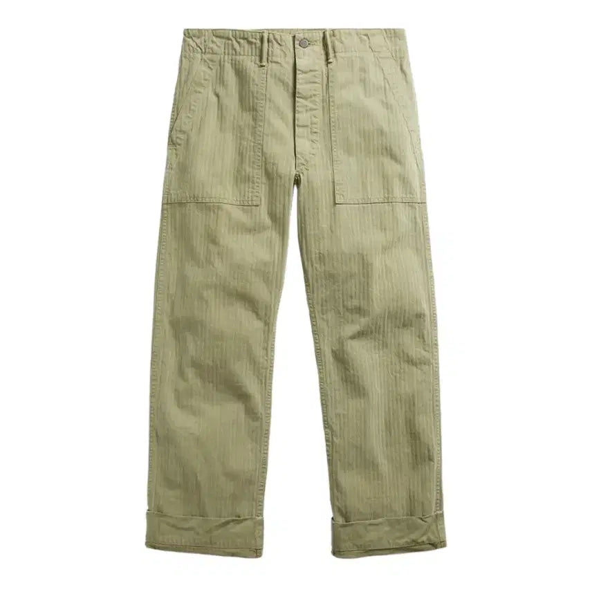 [BUNJANG] RRL Garment-Dyed Herringbone Fatigue Pants / RRL 더블알엘 가먼트다이 헤링본 퍼티그 팬츠 32/30