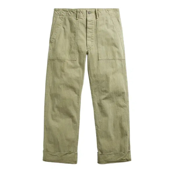 [BUNJANG] RRL Garment-Dyed Herringbone Fatigue Pants / RRL 더블알엘 가먼트다이 헤링본 퍼티그 팬츠 32/30