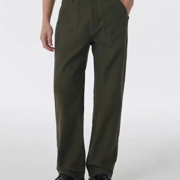 [BUNJANG] Musinsa Standard Cargo Pants Khaki / 무신사 스탠다드 카키색 카고 팬츠