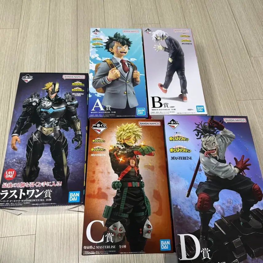 [BUNJANG] My Hero Academia Ichiban Kuji Lot A, B, C, D, Last One Prize Bundle / [택포39]나히아 제일복권 언제까지나 A,B,C,D,라원 일괄