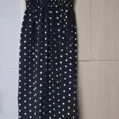 [BUNJANG] CoinCoz Dot Sleeveless Dress Black / 코인코즈 도트 나시 원피스 블랙