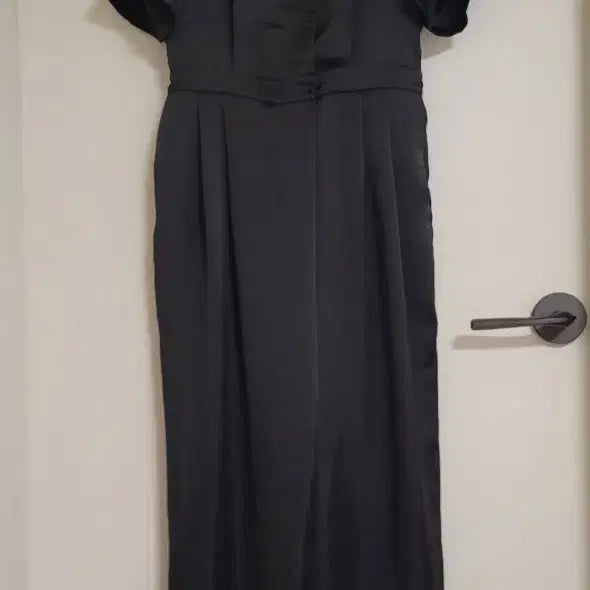 [BUNJANG] Kim Seo Ryong Black Shirt Jumpsuit / 김서룡 블랙 셔츠 점프슈트 66