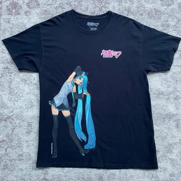 [BUNJANG] Hatsune Miku Official Animation T-Shirt / 하츠네 미쿠 오피셜 애니메이션 티셔츠 애니티