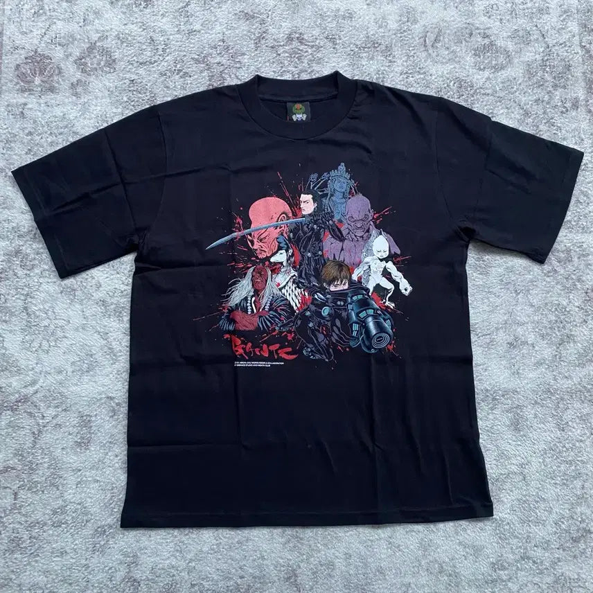 [BUNJANG] Gantz Bootleg Animation T-Shirt / 간츠 부틀렉 애니메이션 티셔츠 애니티