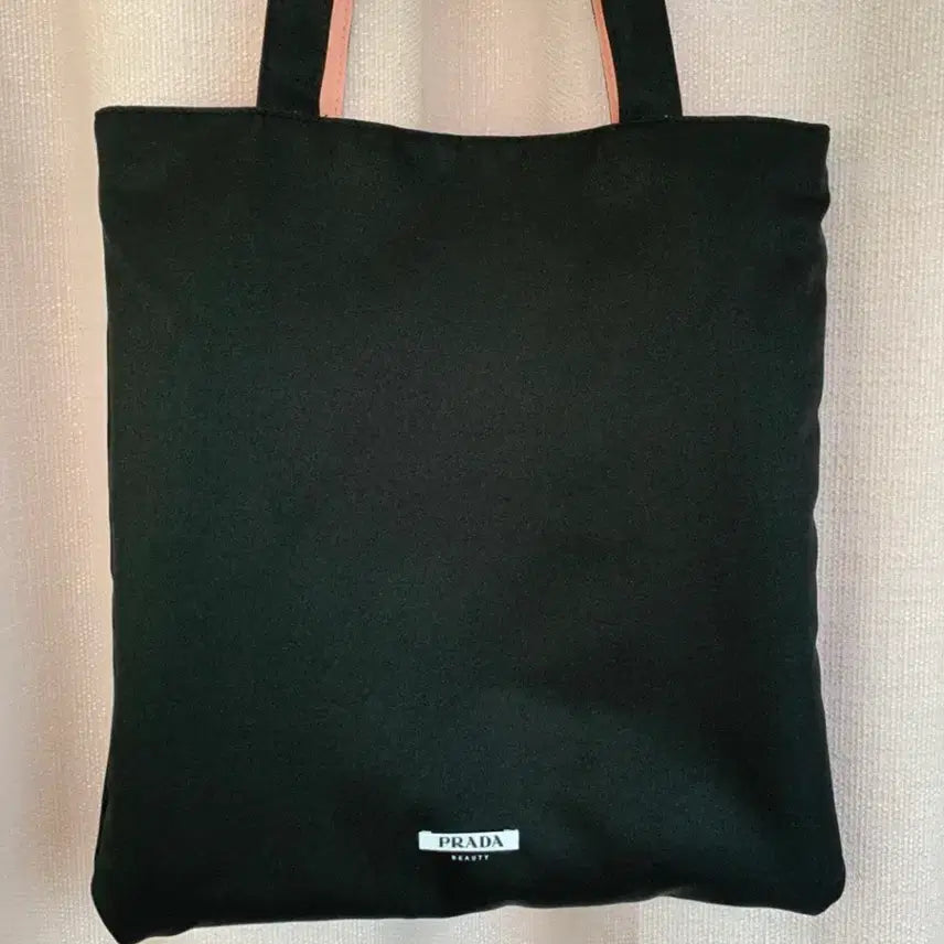 [BUNJANG] Prada Beauty Reversible Eco Tote Bag Black / 프라다 뷰티 에코백 블랙