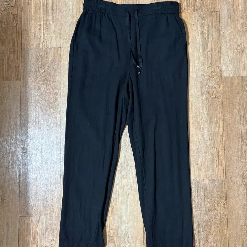 [BUNJANG] ZIO SONGZIO Women's Black Elastic Waist Pants / 지오송지오 ZIO SONGZIO 여성 허리밴딩 긴바지 팬츠(블랙)