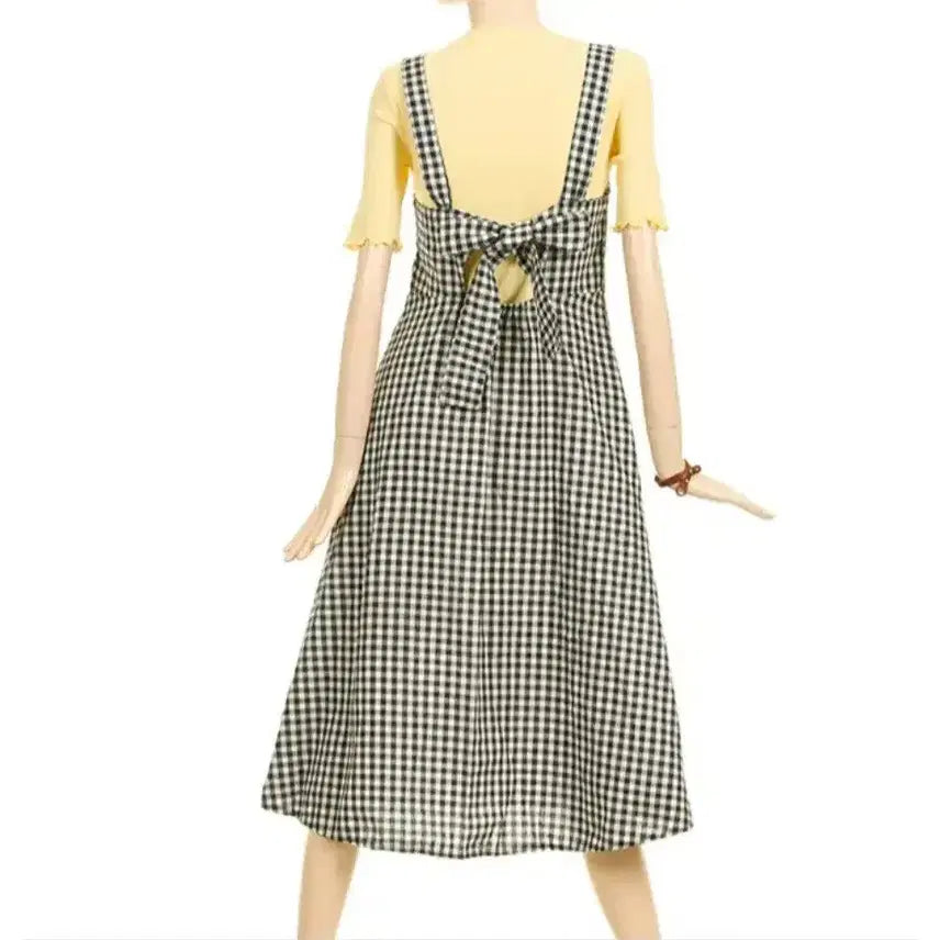 [BUNJANG] SOUP Back Ribbon Lovely Dress / 택있음) SOUP 뒷리본 러블리 원피스