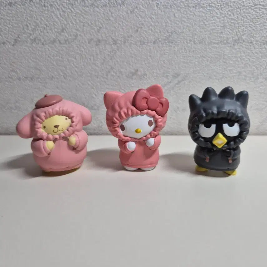 [BUNJANG] Sanrio Hood Series Kitty, Pompompurin, Bad Badtz-Maru 3-Item Bundle Set / 산리오 후드 시리즈 키티+폼푸+배드 3종 일괄