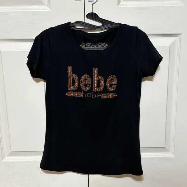 [BUNJANG] Y2K Style Women's Short Sleeve T-Shirt / y2k 스타일 여성 반팔 티셔츠