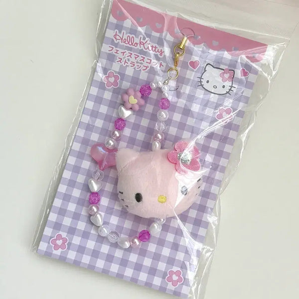 [BUNJANG] Sanrio Hello Kitty Face Mascot Strap / 헬로키티 페이스 마스코트 스트랩